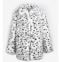 Oversized Leopard Print Faux Fur Long Toka Coat Women Thick Warm Plush Outwear Oversized Leopard Print Faux Fur Long Toka Coat Women Thick Warm Plush Outwear