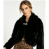 Short Rhinestone Button Faux Rabbit Fur Coat Women Slim Luxury Commuter Winter Jacket Short Rhinestone Button Faux Rabbit Fur Coat Women Slim Luxury Commuter Winter Jacket
