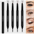 Auto Rotatable Double-End Triangle Eyebrow Pencils, 4 Colors Gift Box, Waterproof & Sweatproof Auto Rotatable Double-End Triangle Eyebrow Pencils, 4 Colors Gift Box, Waterproof & Sweatproof