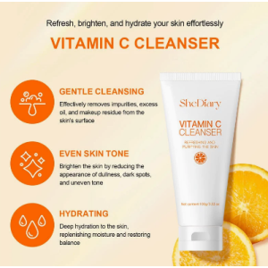 Brightening VC Cleanser | Deep Clean Pores, Oil Control & Hydration