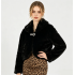 Short Rhinestone Button Faux Rabbit Fur Coat Women Slim Luxury Commuter Winter Jacket Short Rhinestone Button Faux Rabbit Fur Coat Women Slim Luxury Commuter Winter Jacket
