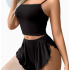 Ribbed Cami Shorts Pajama Set Women, Sexy Outdoor Loungewear Two Piece Suit Ribbed Cami Shorts Pajama Set Women, Sexy Outdoor Loungewear Two Piece Suit