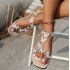 Butterfly Rhinestone Flat Peep Toe Sandals, Elastic Hollow Beach Slides Butterfly Rhinestone Flat Peep Toe Sandals, Elastic Hollow Beach Slides