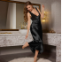 Women's Elegant Slim Long Sleep Dress, Sexy Lace Trim Cami Nightgown, Luxury Night Style
