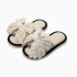 Bow Cotton Linen Indoor Slides for Women, Summer Home Slippers Bow Cotton Linen Indoor Slides for Women, Summer Home Slippers