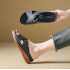 Large Size Wedge Heel Mom Sandals with Stitching Detail Large Size Wedge Heel Mom Sandals with Stitching Detail